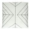 Pomax Coussins-MURNI - coussin - coton - L 45 x W 45 cm - noir/blanc