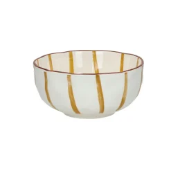 Pomax Vaisselle-MYKONOS - bol à soupe - porcelaine - DIA 15,2 x H 6 cm - jaune
