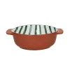 Pomax Vaisselle-MYKONOS - plat à four/bol - porcelaine - DIA 12,3 x H 4 cm - vert