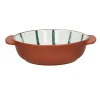 Pomax Vaisselle-MYKONOS - plat à four/bol - porcelaine - DIA 16,3 x H 4,8 cm - vert