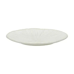 Pomax Vaisselle-MYSA - assiette à dessert - porcelaine - DIA 21,2 x H 2,2 cm - blanc