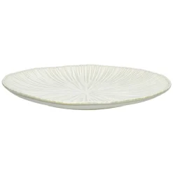 Pomax Vaisselle-MYSA - assiette plate - porcelaine - DIA 26,2 x H 2,6 cm - blanc