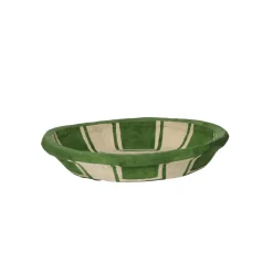 Pomax Saladiers / Plats À Servir-NAXOS - set/3 bols - papier mâché - DIA 20/24/29 x H 7,5/5/5 cm - vert