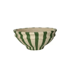 Pomax Saladiers / Plats À Servir-NAXOS - set/3 bols - papier mâché - DIA 26/32/39 x H 13/18/20 cm - vert