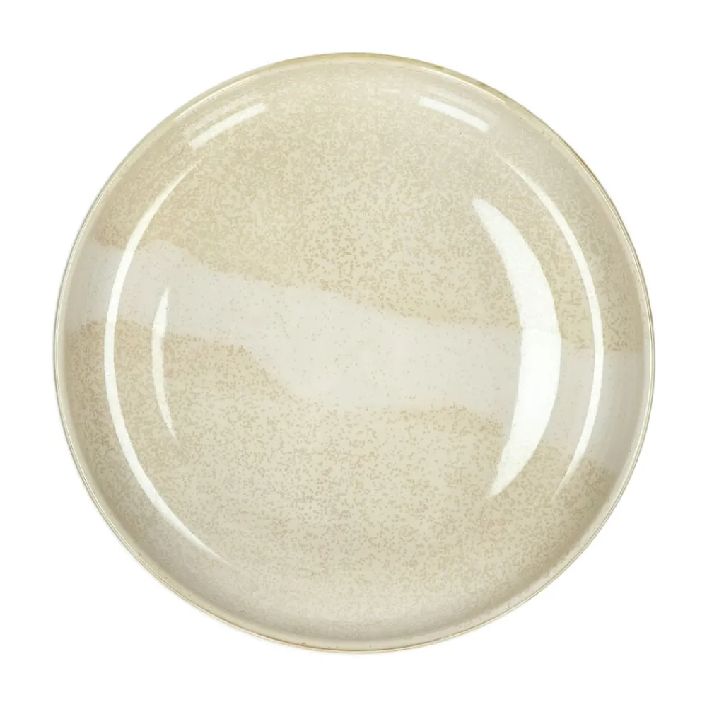 Pomax Vaisselle-NOUGAT - bol à pâtes - porcelaine - DIA 25 x H 5,5 cm - beige