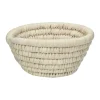 Pomax Bols & Paniers-NOURIA - panier - palmier / canne - DIA 20 x H 10 cm - naturel