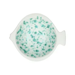 Pomax Vaisselle-OCEAN - bol à soupe - grès - L 22 x W 19 x H 7 cm - turquoise