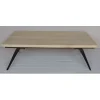 Pomax Tables Basses | Tables-OHIO - table basse - bois de mangier / métal - L 125 x W 75 x H 38 cm - naturel
