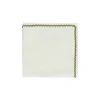 Pomax Linge De Table-OLIVE - serviette - lin / coton - L 45 x W 45 cm - olive