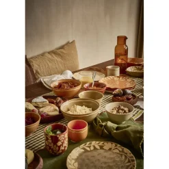 Pomax Linge De Table-OLIVE - serviette - lin / coton - L 45 x W 45 cm - olive