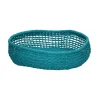 Pomax Paniers À Pain, Couverts Et Serviettes-OSTERIA - bol à fruits - papier - DIA 35 x H 7 cm - turquoise