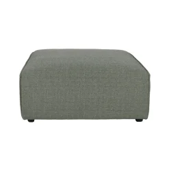 Pomax Poufs-OTIS - pouf - tissu - L 84 x W 84 x H 39 cm - gris vert