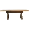 Pomax Tables-OVISTON - table à manger - bois récupéré - L 220 x W 85 x H 76 cm - naturel