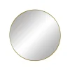 Pomax Miroirs-PALACE - miroir - métal - DIA 30 x H 3 cm - or