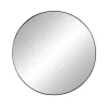 Pomax Miroirs-PALACE - miroir - métal - DIA 50 x W 3 cm - noir