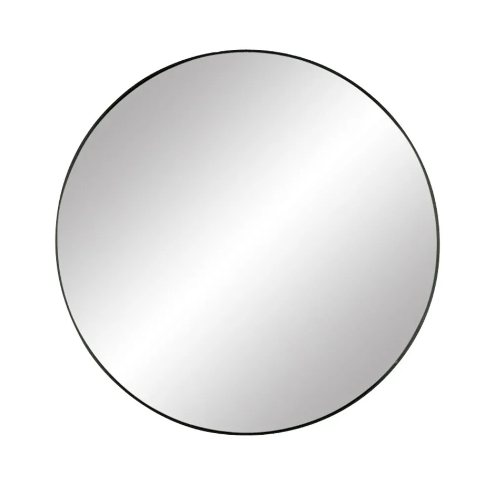 Pomax Miroirs-PALACE - miroir - métal - DIA 50 x W 3 cm - noir