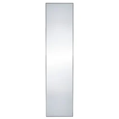 Pomax Miroirs-PALACE - miroir - métal / verre miroir - L 40 x W 3 x H 198 cm - noir
