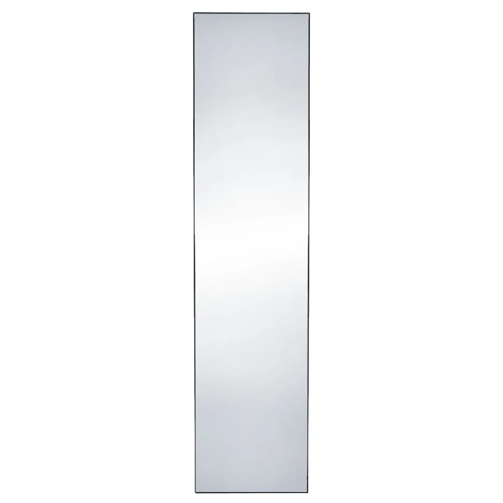 Pomax Miroirs-PALACE - miroir - métal / verre miroir - L 40 x W 3 x H 198 cm - noir