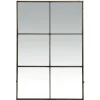 Pomax Miroirs-PALACE - miroir 6 parties - métal - L 80 x W 3,5 x H 118 cm - gris