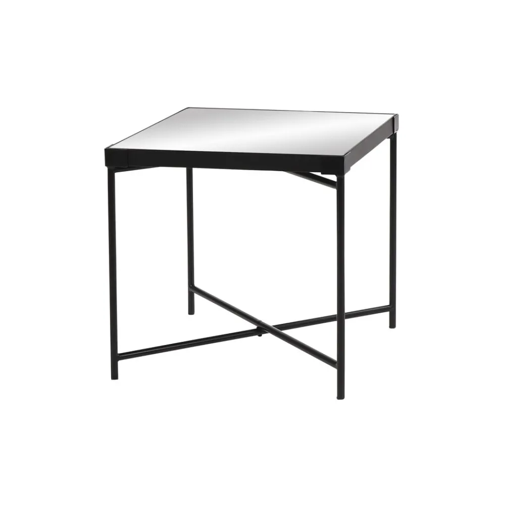 Pomax Concepts Modulaires-PALACE - pieds de table basse pour miroir Palace 35254-01 - métal - L 40 x W 40 x H 40 cm - noir