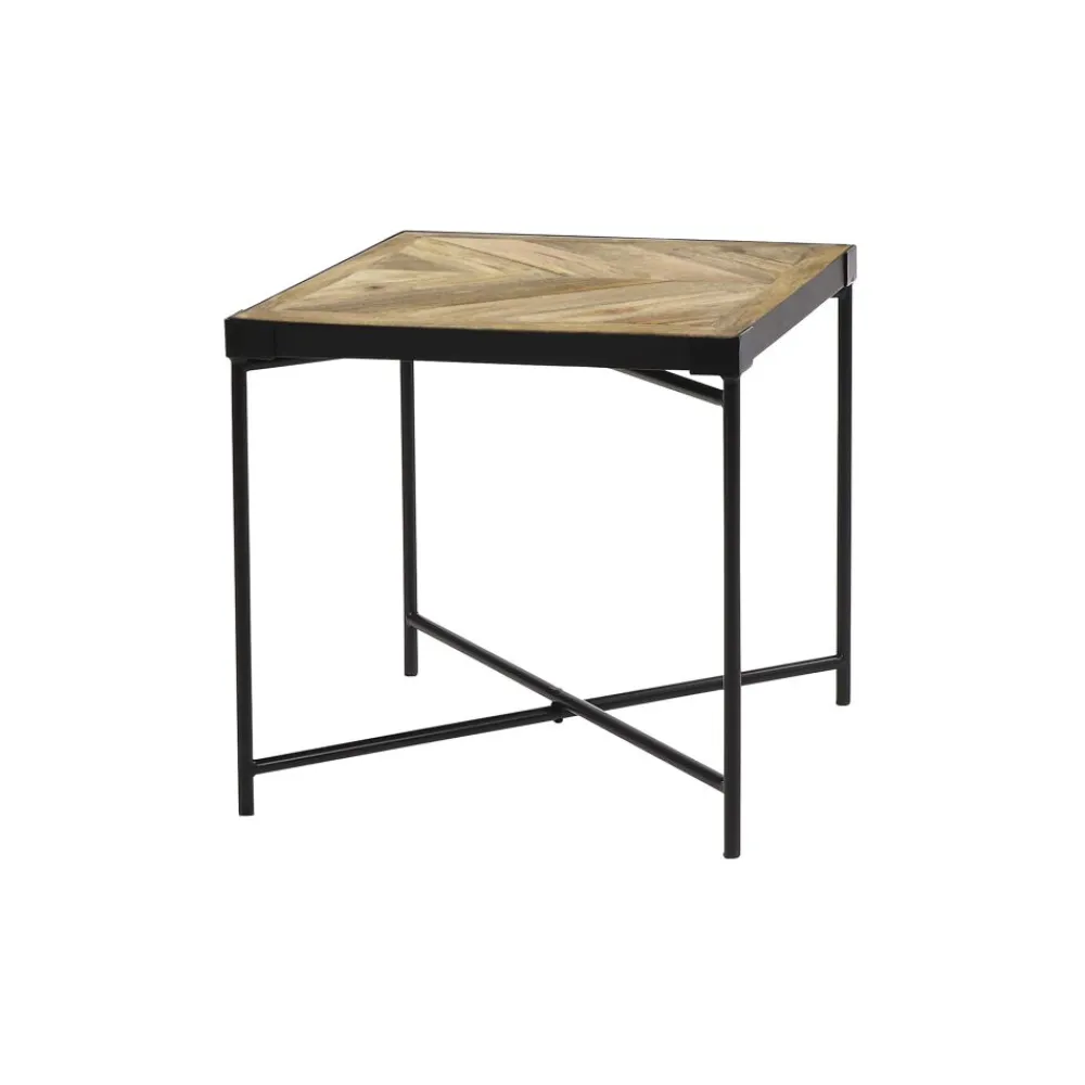 Pomax Concepts Modulaires-PALACE - pieds de table basse pour miroir Palace 35254-01 - métal - L 40 x W 40 x H 40 cm - noir