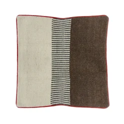 Pomax Coussins De Sol | Coussins-PAMPLONA - coussin - laine / coton - L 60 x W 60 cm - brun