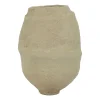 Pomax Objets De Décoration-PAPEL - pot - papier mâché - DIA 50 x H 67 cm - blanc cassé