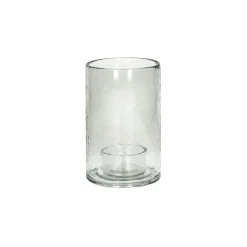 Pomax Photophores / T-lights-PATTI - photophore - verre - DIA 12,5 x H 20 cm - transparent