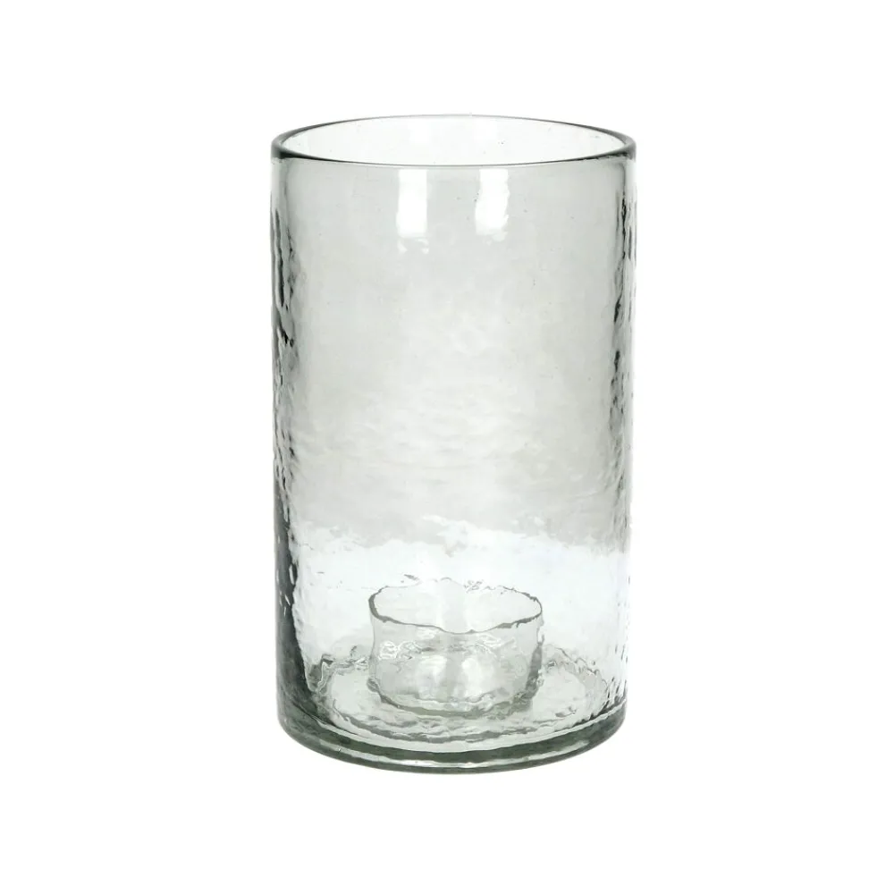 Pomax Photophores / T-lights-PATTI - photophore - verre - DIA 15 x H 25,5 cm - transparent