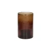 Pomax Photophores / T-lights-PATTI - photophore - verre - DIA 12,5 x H 20 cm - ambre