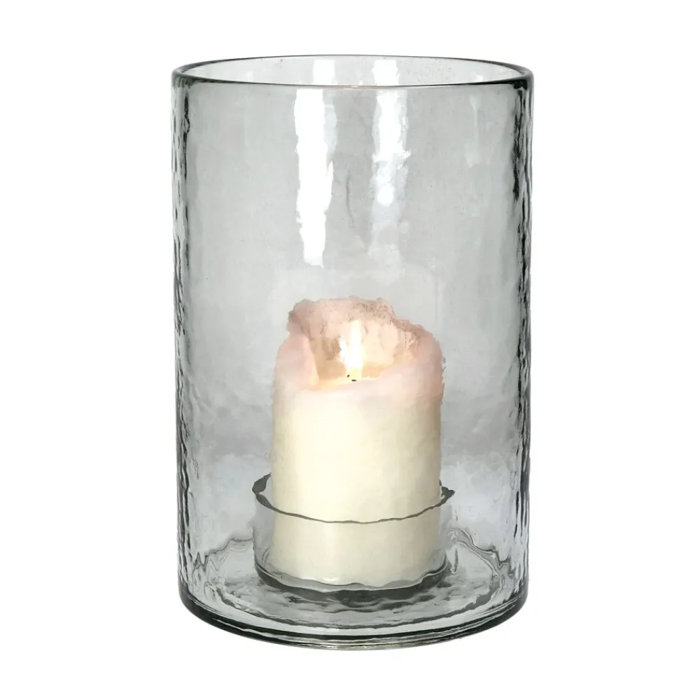 Pomax Photophores / T-lights-PATTI - photophore - verre - DIA 20,25 x H 30,5 cm - transparent