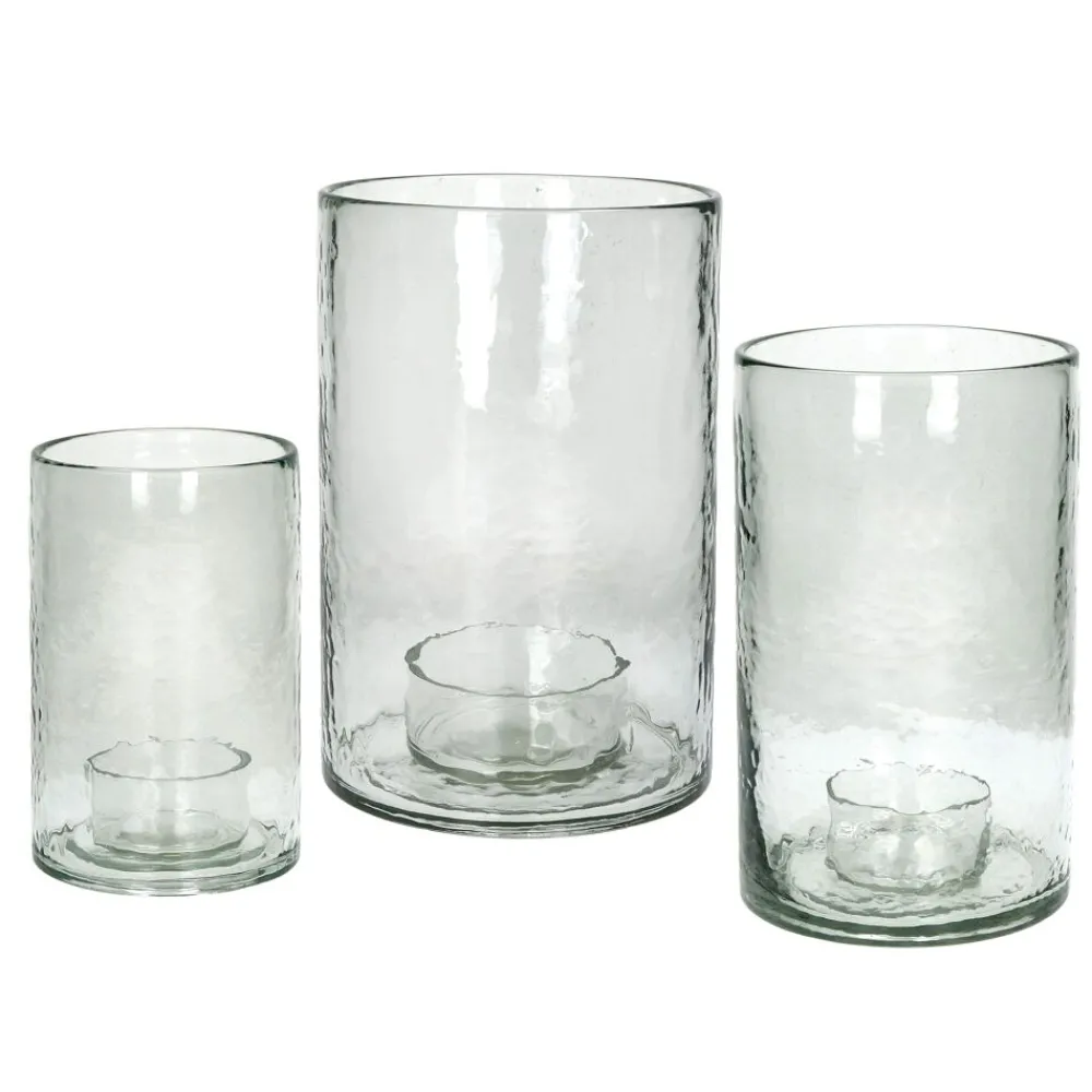 Pomax Photophores / T-lights-PATTI - photophore - verre - DIA 20,25 x H 30,5 cm - transparent