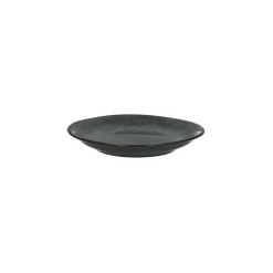 Pomax Vaisselle-PAULINE - assiette apéritif - grès - DIA 14 x H 1,8 cm - gris
