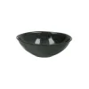 Pomax Vaisselle-PAULINE - assiette creuse - grès - DIA 18 x H 6 cm - gris
