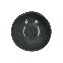 Pomax Vaisselle-PAULINE - assiette creuse - grès - DIA 18 x H 6 cm - gris