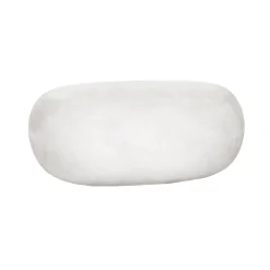Pomax Poufs-PEBBLE - table d'appoint - fibre d'argile - L 68 x W 53 x H 28 cm - blanc