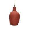 Pomax Suspensions-PERUGIA - lampe suspendue - argile - DIA 18 x H 35 cm - terracotta