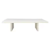 Pomax Tables-PIASTRO - tabel - enduit à la chaux - L 260 x W 85 x H 75 cm - blanc cassé