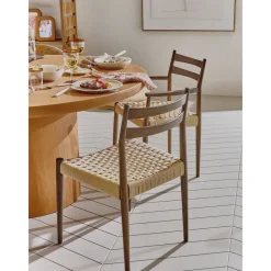 Pomax Tables-PIASTRO - table - enduit à la chaux - DIA 115 x H 76 cm - terracotta