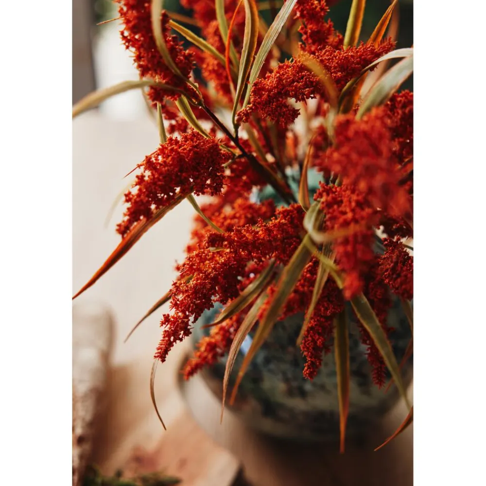 Pomax Fleurs-PLANDAI - fleur artificielle - synthétique - H 46 cm - safran