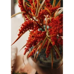 Pomax Fleurs-PLANDAI - fleur artificielle - synthétique - H 46 cm - curry