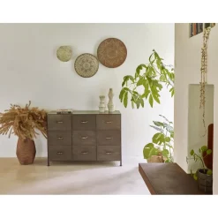 Pomax Plantes-PLANDAI - plante artificielle - synthétique / métal - H 114 cm - rose