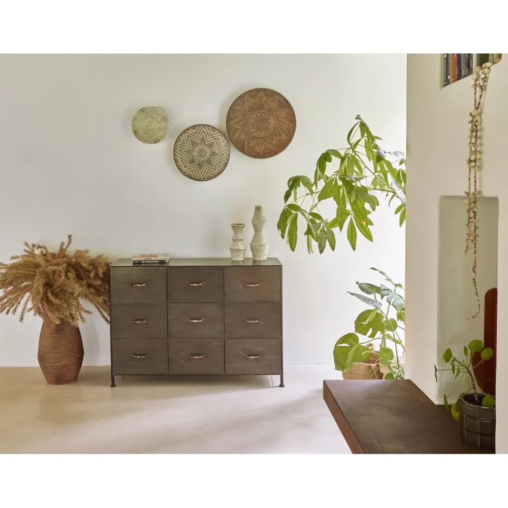 Pomax Plantes-PLANDAI - plante artificielle - synthétique / métal - H 114 cm - rose
