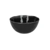 Pomax Vaisselle-PORCELINO EXPERIENCE - saladier - grès - DIA 24 x H 10 cm - noir