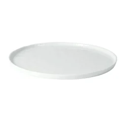 Pomax Vaisselle-PORCELINO WHITE - assiette plate - porcelaine - DIA 27,5 x H 1,3 cm