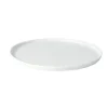 Pomax Vaisselle-PORCELINO WHITE - assiette à dessert - porcelaine - DIA 22 x H 1,3 cm