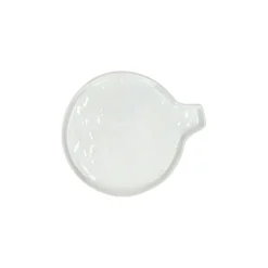 Pomax Vaisselle-PORCELINO WHITE - assiette cuillère - porcelaine - DIA 13 x H 2,2 cm - blanc