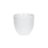 Pomax Vaisselle-PORCELINO WHITE - gobelet - porcelaine - DIA 7,5 x H 6,5 cm - blanc