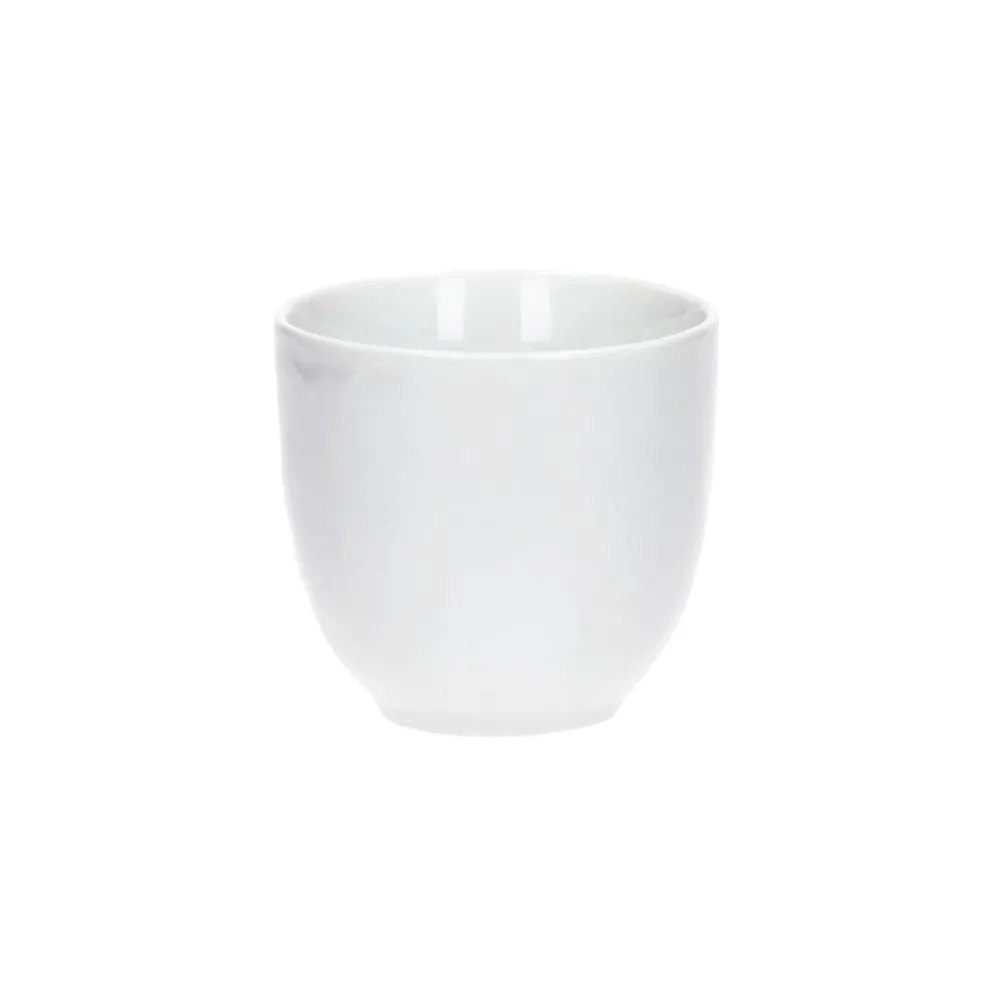 Pomax Vaisselle-PORCELINO WHITE - gobelet - porcelaine - DIA 7,5 x H 6,5 cm - blanc