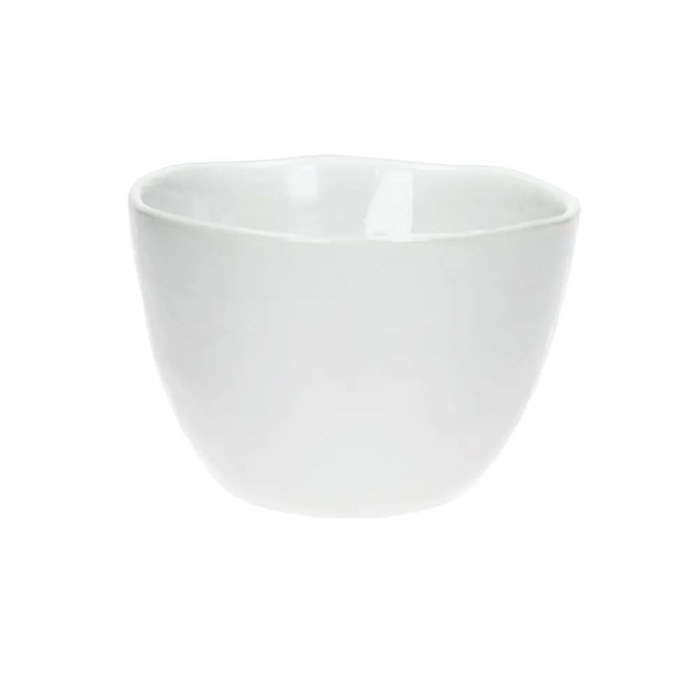 Pomax Vaisselle-PORCELINO WHITE - mini bol - porcelaine - DIA 10 x H 7 cm - blanc